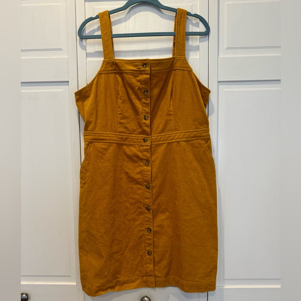 J.Crew Corduroy Button Front Jumper